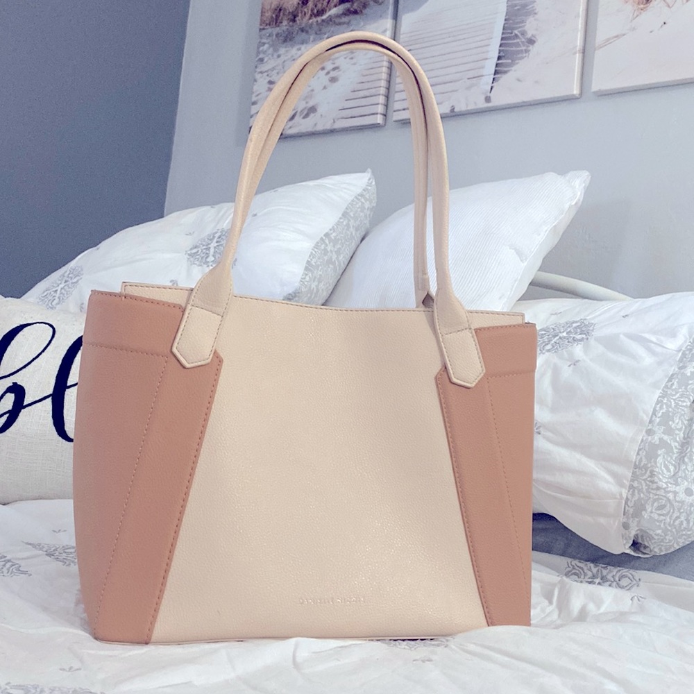 Danielle Nicole beige and tan tote/purse
